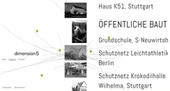 Desktop Screenshot of dimension5.de